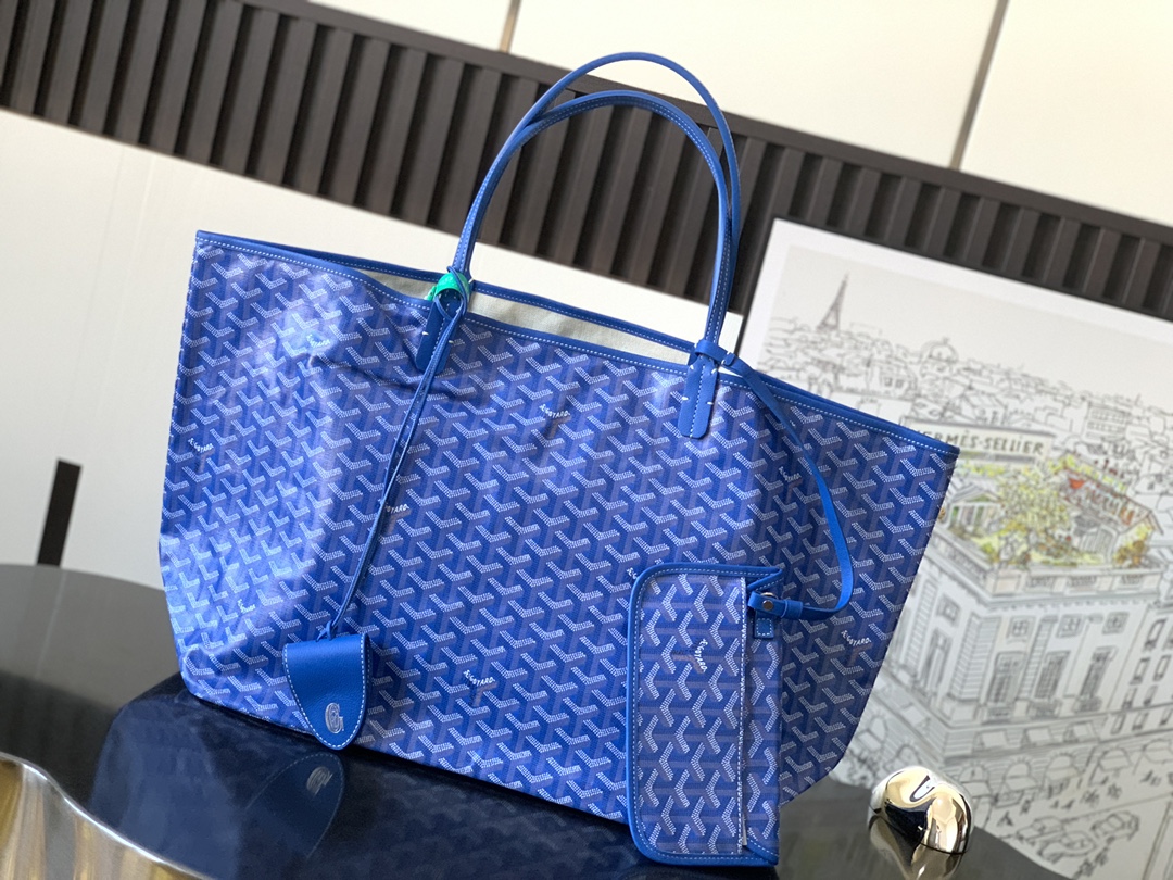 Saint Louis GM Tote Bag In Blue